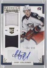 2012-13 Panini Rookie Anthology Treasures 80/699 Cody Goloubef #115 Auto 1j8