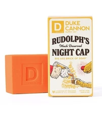 Duke Cannon Rudolphs Night Cap Big Ass Brick Soap Men 10oz Christmas Benefit Vet