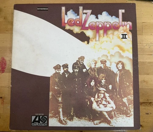 Led Zeppelin II LP ~ Atlantic 8236 ~ RL SS Both Sides ~ Robert Ludwig Initials