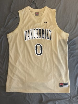 Nike Team Vanderbilt Basketball Men s 2XL Jersey Gold College Vandy RARE