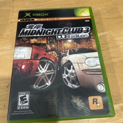 Rockstar Games Midnight Club 3 DUB Edition Xbox Racing Game with Manual Scratchd