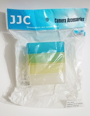 JJC Bounce Flash Diffuser kit for Canon 580EX 580EX II Speedlite 4 Piece