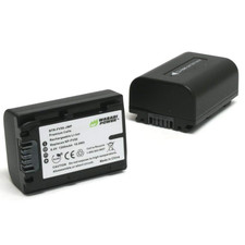 Wasabi Power Battery for Sony NP-FV30, NP-FV40, NP-FV50 1200mAh, 2-Pack 