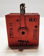 Vintsge NOS FEDERAL IT&T 1207A Selenium Rectifier 250ma 130v Made in USA