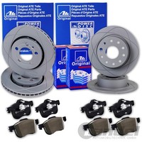 ATE Powerdisc Bremsscheiben + BelÄGe Vorne + Hinten FüR Ford Galaxy + S-MAX WA6