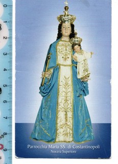 Santino Holy Card Maria SS. di Costantinopoli Nocera Superiore (SA)