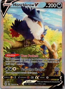 Honchkrow V (Alternate Full Art) 162/172 Brilliant Stars