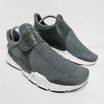 Nike Sock Dart Flyknit Max Hasta Gr. UK 7 dunkelgrün weiß Sneaker 833124-302