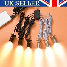  Mini Surface Mounted Spotlight LED Jewelry Showcase Cabinet Display Light UK