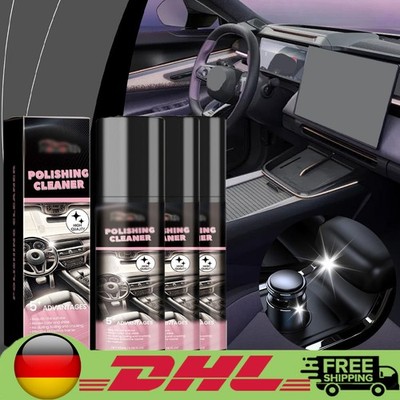 1~3x Car Interior Cleaner, Vehicle Interior Polish Interior Detailer Spray 100ml