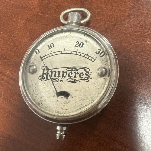Antique Ammeter Pocket watch Style Amperes