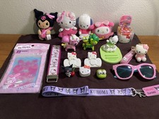 Sanrio Hello Kitty Kuromi My Melody Keroppi Pochacco Mixed Lot Plush Accessories Sanrio Hello Kitty Kuromi My Melody Keroppi Pochacco Mixed Lot Plush Accessories