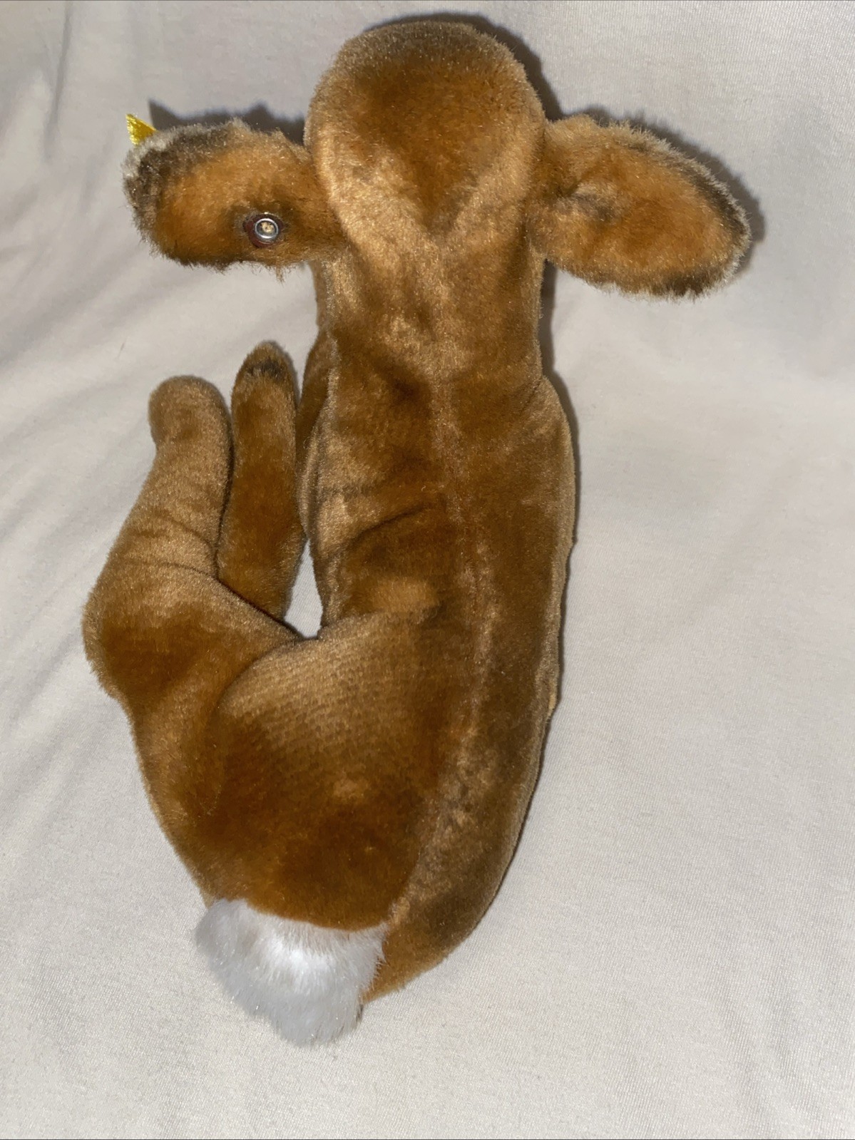 Rare Beautiful Steiff 071089 Lorli Deer Reclining Sitting Down Ear Tag