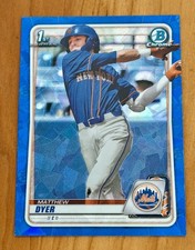 2020 Bowman Chrome Draft Sapphire Edition - Matthew Dyer #BD-92 (RC)