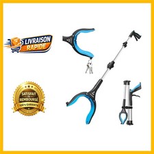 Pince Télescopique 91 cm Antidérapante pour Seniors, Aimant Puissant, 1 Piè