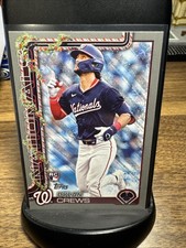 2025 Topps Holiday - Dylan Crews #H46 Holiday Silver Glitter (RC)