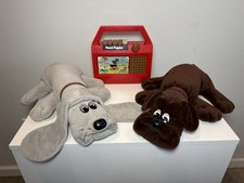 Tonka 1985 Pound Puppies Gray Brown 18 With 1982 Playtime Cassette Player