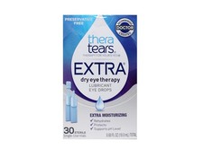 TheraTears Extra Dry Eye Therapy Lubricant Eye Drops Preservative Free, 30 Count