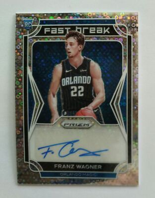 2021-22 Panini Prizm Franz Wagner Fast Break Rookie RC Auto Magic 