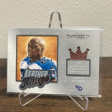 2002 Donruss Eddie George Leather Kings Relic /250 HS