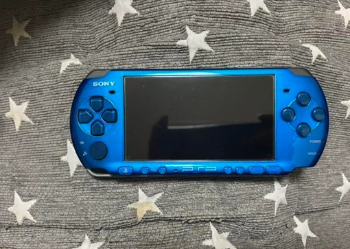 Sony PSP-3000 Vibrant Blue Handheld Console Working Perfectly!! TESTED &  CLEANED