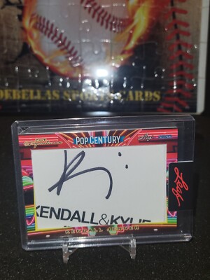 KENDALL JENNER 2023 LEAF METAL POP CENTURY CUT AUTO