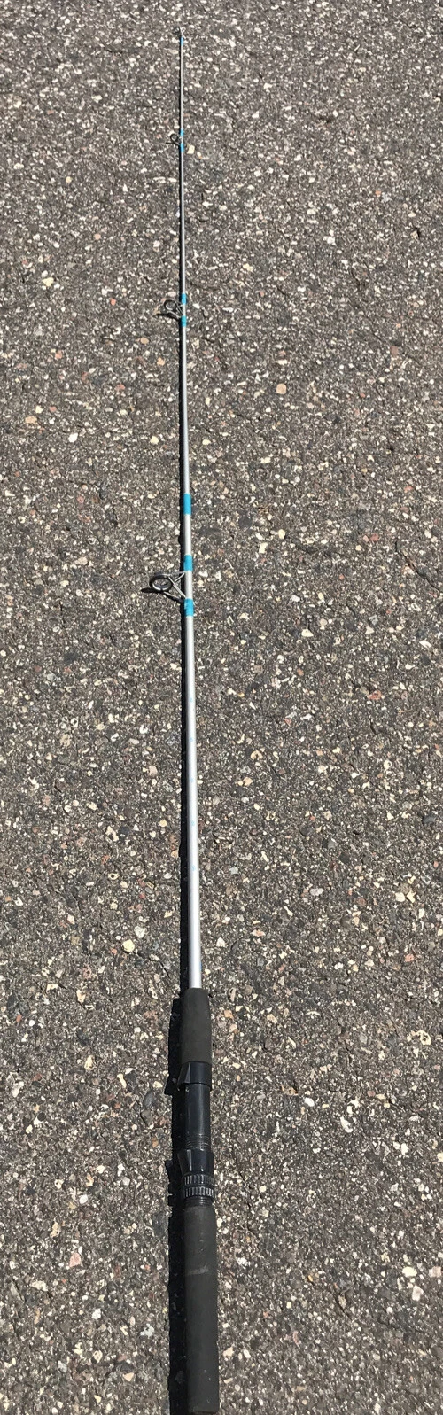 Ryobi Fintek Silver Stik Graphite Fishing Rod SS260M 4-10# Lure 1/8-3/8 2 pc