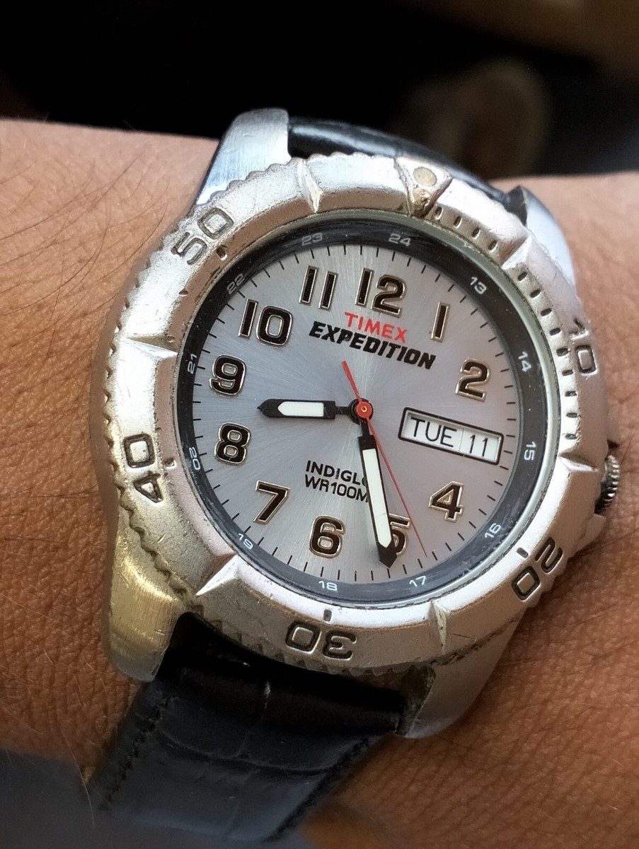 TIMEX EXPEDITION INDIGLO 文字盤グレー　 A46 TIMEX EXPEDITION INDIGLO 文字盤グレー A46 - メルカリ