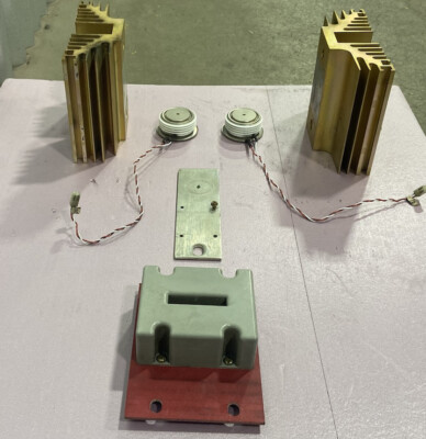 DIY Rectifier Thyristor Stack Module KIT W/ Heat sink, Busbars, Suse, Amper coil