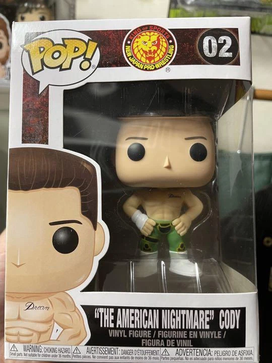 新日本プロレス POP funko コーディー WWE 安心 おもちゃ・ホビー