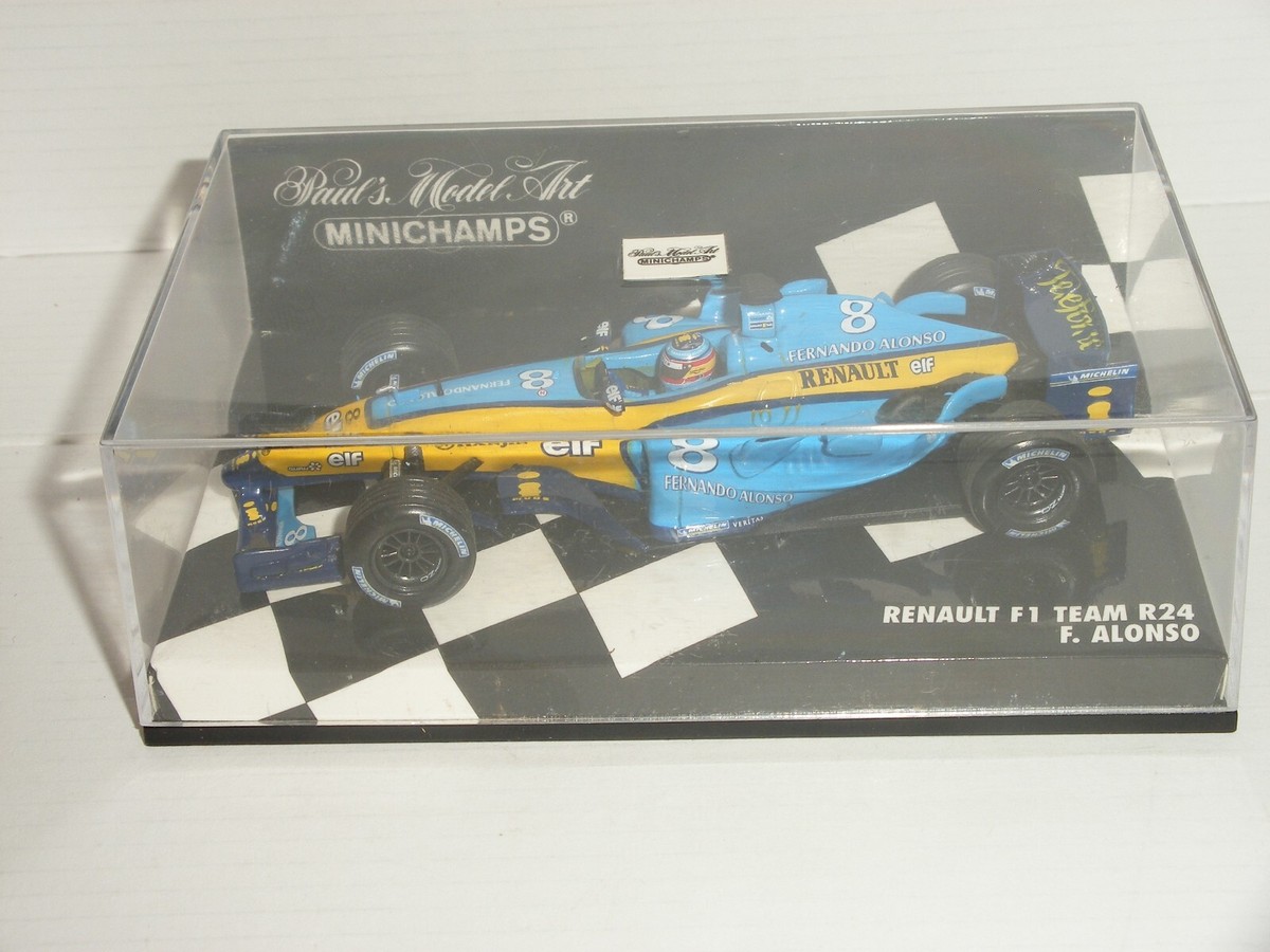 スポーツ 1/43 minichamps Renault F1 R24 F.Alonso Minichamps RENAULT F1 Team R24 F. Alonso for sale online | eBay