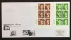 1997 N. Ireland 6x26p 6x20p Regional Definitive Cylinder Blocks First Day Cover