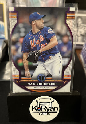 MAX SCHERZER Purple Parallel #d/50 2023 Topps Tribute