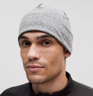 Lululemon Fast Free Rulu Run Beanie HTGR NEW  Graphite Grey Adult Size S/M Lululemon FAST FREE RULU RUN BEANE HEATHERED GRAPHITE GREY  main image 2