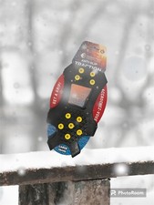 Ice Snow Grips Anti Slip On Over Shoe Boot Covers, Studs Spikes Grippers