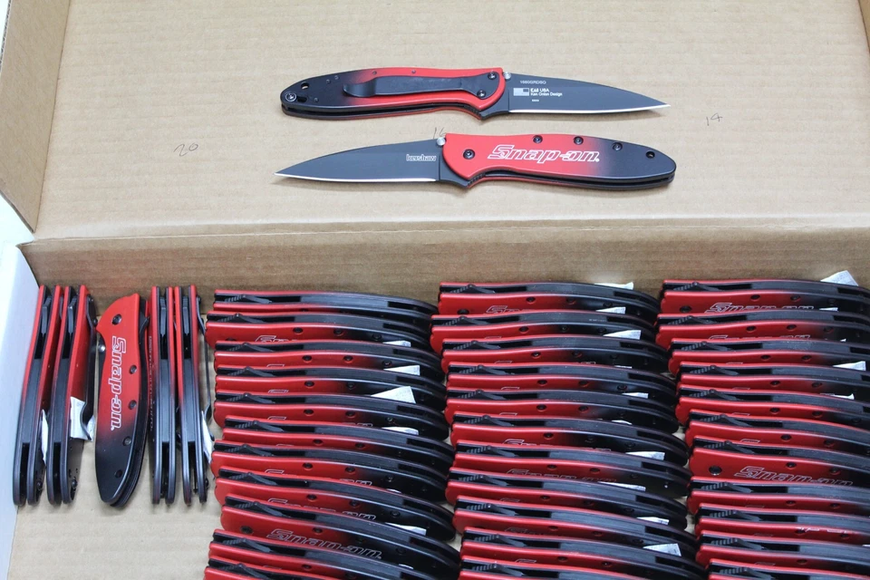 Puerro a Presión Kershaw, 1660GRDSO, Rojo Degradado-Negro, Nuevo Blem, ¡RARO! Foto 4 de 4