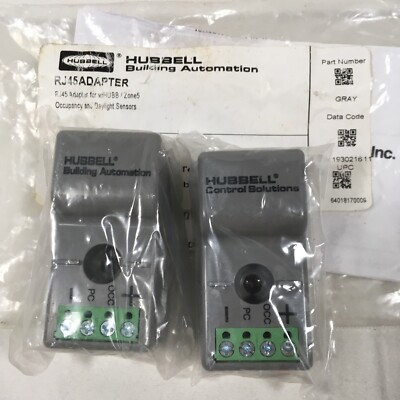 2 NEW HUBBELL TO RJ45 ADAPTERS TEST. WIRING RJ45adapter Control Solutions
