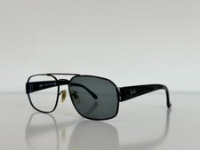 Ray Ban RB 3427 002 Aviator Black Green Gradient Sunglasses 58-16 3N