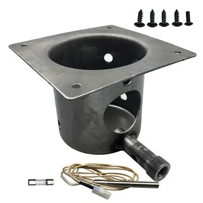 Fire Burn Pot and Hot Rod Ignitor Kit for Traeger and Pit Boss Pellet Grill