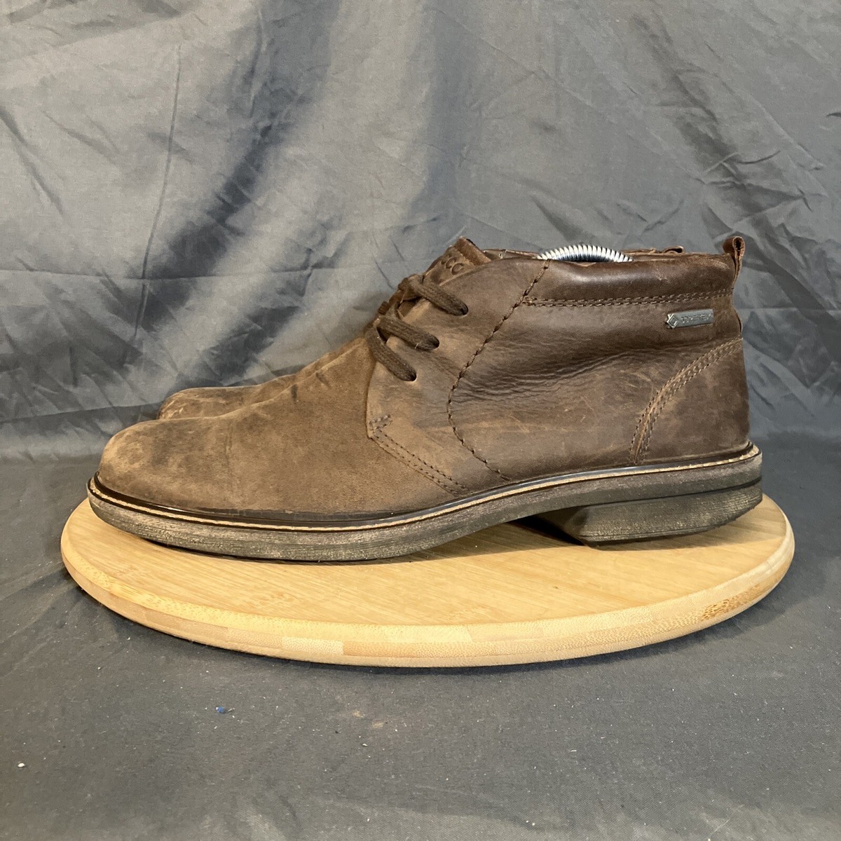 ECCO Gore Tex Mens Lace Up Leather Chukka Boots EU 43 US 9 Brown Ecco Men main image 3
