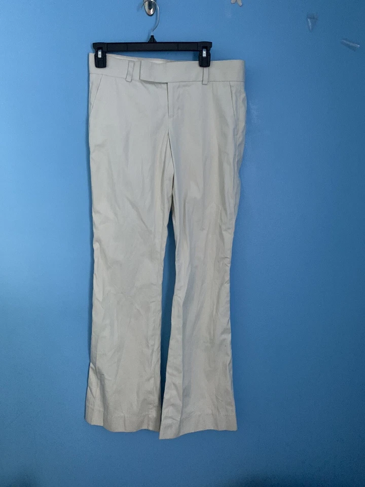 Pantalones acampanados vintage Y2K Juicy Couture a rayas finas raros nuevos con etiquetas talla 27