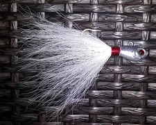 1 Ultra Minnow Bucktail Jig CHROME & White + 1 SPRO SWIVEL STRIPER Jigs T&A JIGS