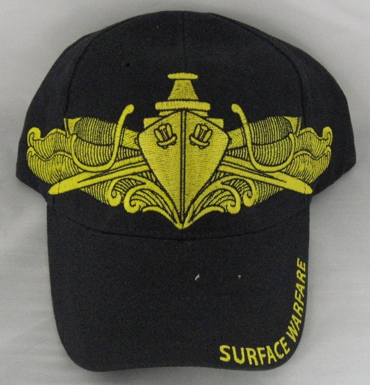 NEW U.S. Navy Surface Submarine Baseball cap hat. Navy Blue
