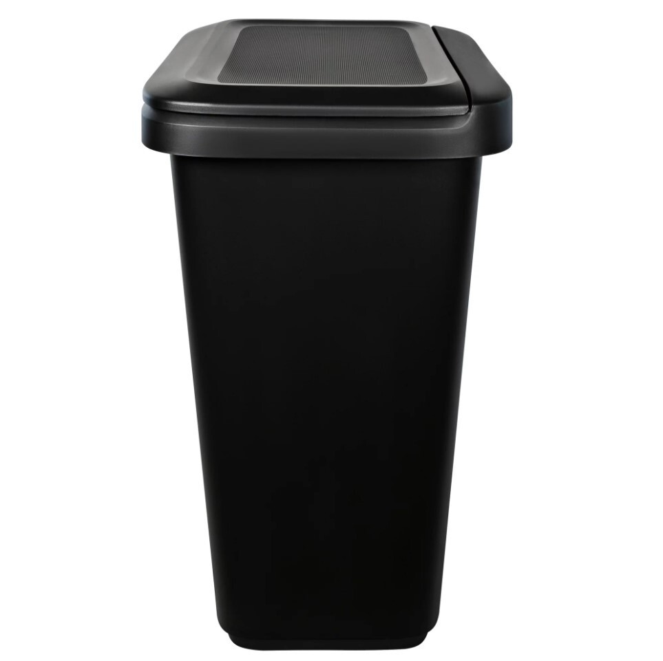 Durable 20.4 Gal Dual Heavy Duty Plastic Trash Can Kitchen Waste