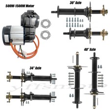 760/860/1020mm 1000W 1500W Motor Differential Rear Axle Kit for Go Kart ATV Quad