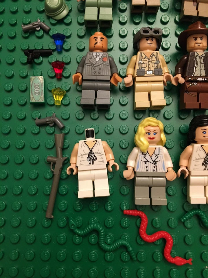 HUGE LEGO Indiana Jones 15x Minifigures +accessories Replacement Lot - Image 3 of 4