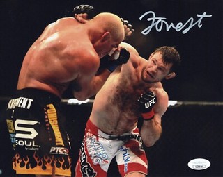 Forrest Griffin autographed signed 8x10 photo UFC JSA COA Chael Sonnen