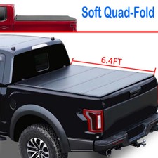 6.4ft Soft 4 Fold Truck Bed Tonneau Cover For 2003-2023 Dodge Ram 1500 2500 3500 6.4ft Soft 4 Fold Truck Bed Tonneau Cover For 2003-2023 Dodge Ram 1500 2500 3500