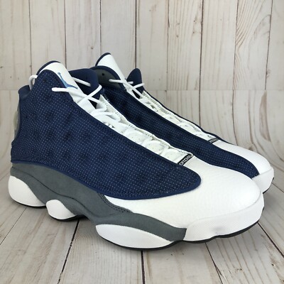 Nike Air Jordan 13 Retro Flint 2020 Shoes Sneakers White Blue Gray