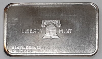 Liberty Mint 1 Troy Oz .999 Fine Silver Bar - Graf Zeppelin SB 29